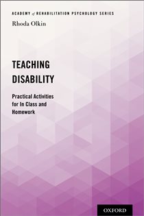 Book cover: Teaching Disability, by Rhoda Olkin (preview)