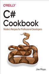 Book cover: C# Cookbook, by Joe Mayo (preview)