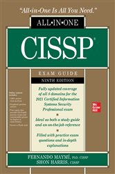 Book cover: CISSP All-in-One Exam Guide, Ninth Edition, by Fernando Maymi (preview)