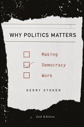 Book cover: Why Politics Matters, by Gerry Stoker (preview)
