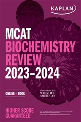 MCAT Biochemistry Review 2023-2024: Online &#x2B; Book