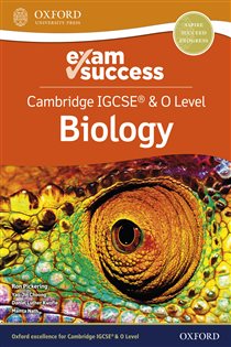 Book cover: Cambridge IGCSE & O Level Biology: Exam Success, by Ron Pickering (preview)