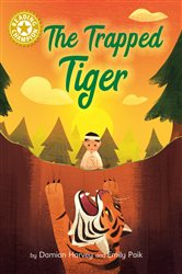 Book cover: The Trapped Tiger (Book 1076 of Reading Champion) by Damian Harvey (preview)
