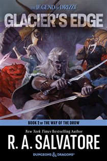 Book cover: Glacier's Edge (Book 2 of The Way of the Drow) by R. A. Salvatore (preview)