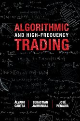 Book cover: Algorithmic and High-Frequency Trading, by Álvaro Cartea (preview)