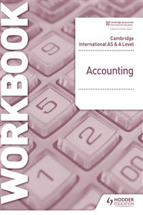 Book cover: Cambridge International AS and A Level Accounting Workbook, by David Horner (preview)