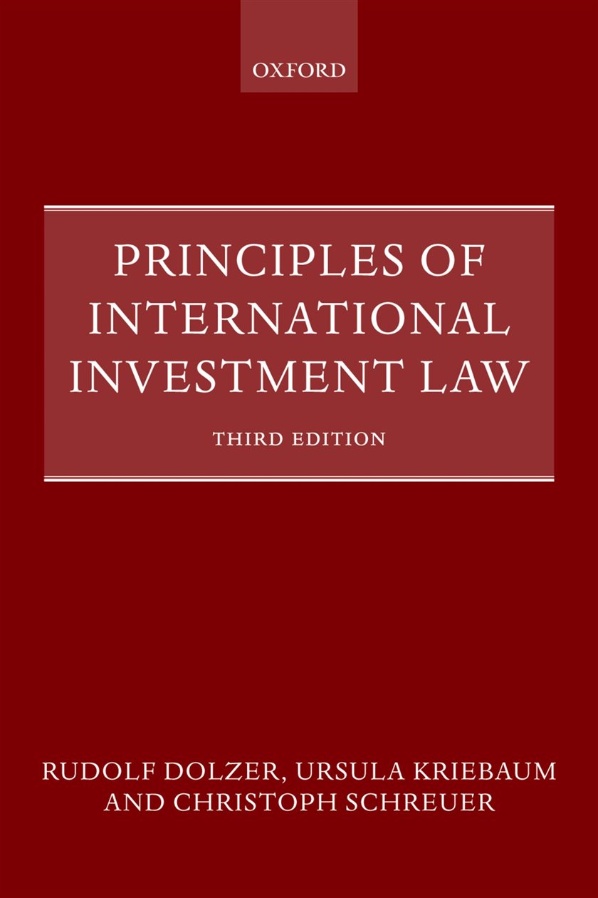 Principles of International Investment Law (3rd ed.)