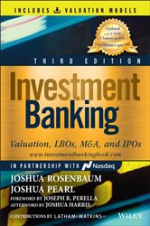 Book cover: Investment Banking, by Joshua Rosenbaum (preview)
