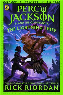Book cover: Percy Jackson and the Lightning Thief (Book 1), by Rick Riordan (preview)