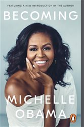 Book cover: Becoming, by Michelle Obama (preview)