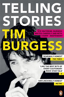 Book cover: Telling Stories, by Tim Burgess (preview)