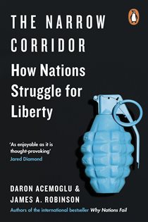 Book cover: The Narrow Corridor, by Daron Acemoglu (preview)