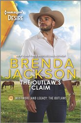 Book cover: The Outlaw's Claim (Book 4 of Westmoreland Legacy: The Outlaws) by Brenda Jackson (preview)