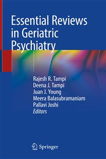 Book cover: Essential Reviews in Geriatric Psychiatry, edited by Rajesh R. Tampi (preview)