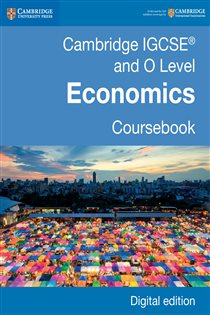 Book cover: Cambridge IGCSE® and O Level Economics Coursebook Digital Edition, by Susan Grant (preview)