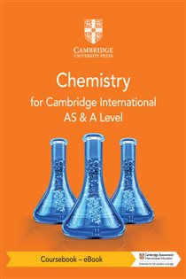 Book cover: Cambridge International AS & A Level Chemistry Coursebook - eBook, by Lawrie Ryan (preview)