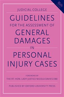 Book cover: Guidelines for the Assessment of General Damages in Personal Injury Cases, by Judicial College (preview)