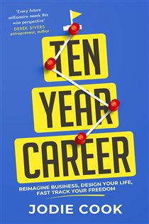 Book cover: Ten Year Career, by Jodie Cook (preview)