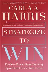 Book cover: Strategize to Win, by Carla Harris (preview)