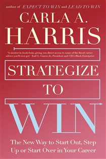 Book cover: Strategize to Win, by Carla Harris (preview)