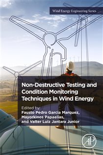 Book cover: Non-Destructive Testing and Condition Monitoring Techniques in Wind Energy, edited by Fausto Pedro Garcia Marquez (preview)
