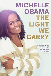 Book cover: The Light We Carry, by Michelle Obama (preview)