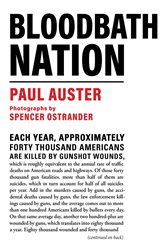 Book cover: Bloodbath Nation, by Paul Auster (preview)