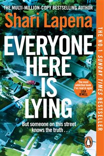 Book cover: Everyone Here is Lying, by Shari Lapena (preview)