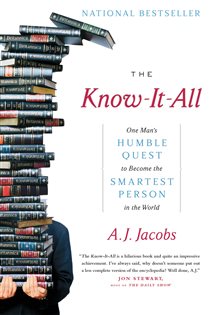 Book cover: The Know-It-All, by A. J. Jacobs (preview)