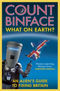 Book cover: What On Earth?, by Count Binface (preview)