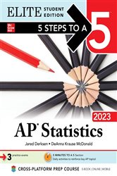 5 Steps to a 5: AP Statistics 2023 Elite Student Edition