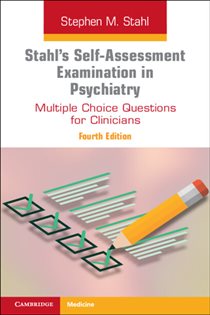 Book cover: Stahl's Self-Assessment Examination in Psychiatry, by Stephen M. Stahl (preview)