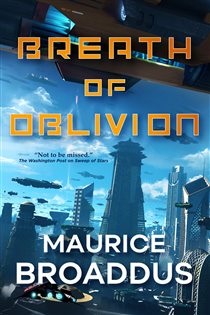 Book cover: Breath of Oblivion (Book 2 of Astra Black) by Maurice Broaddus (preview)