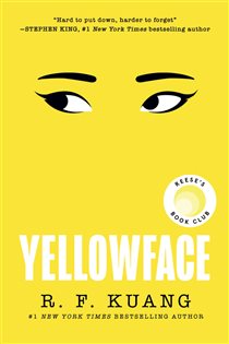 Book cover: Yellowface, by R. F. Kuang (preview)