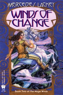 Book cover: Winds of Change (Book 2 of Mage Winds) by Mercedes Lackey (preview)
