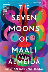 Book cover: The Seven Moons of Maali Almeida, by Shehan Karunatilaka (preview)