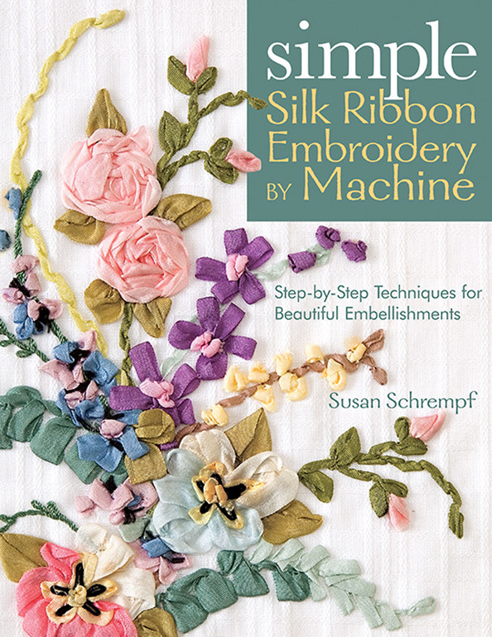 Simple Silk Ribbon Embroidery by Machine - <5