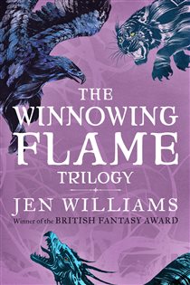 Book cover: The Winnowing Flame Trilogy, by Jen Williams (preview)