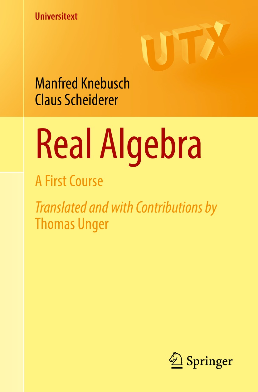 ISBN 9783031098000 product image for Real Algebra | upcitemdb.com