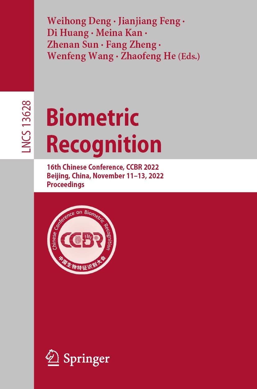 ISBN 9783031202339 product image for Biometric Recognition | upcitemdb.com