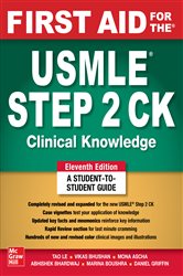 Book cover: First Aid for the USMLE Step 2 CK, Eleventh Edition, by Tao Le (preview)