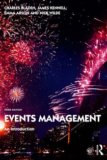 Book cover: Events Management, by Charles Bladen (preview)