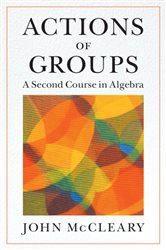 Book cover: Actions of Groups, by John McCleary (preview)