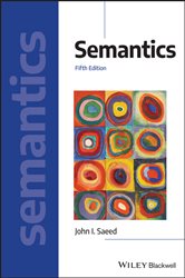 Book cover: Semantics, by John I. Saeed (preview)