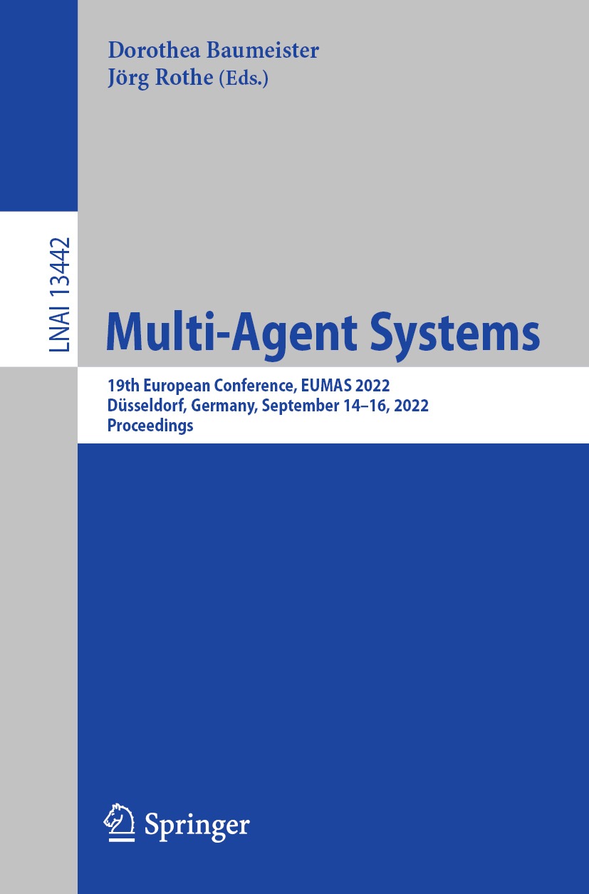 ISBN 9783031206146 product image for Multi-Agent Systems | upcitemdb.com