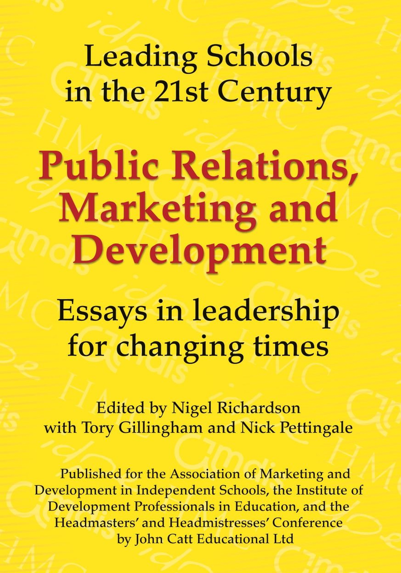 Public Relations, Marketing and Development