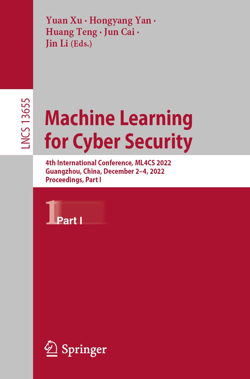 ISBN 9783031200960 product image for Machine Learning for Cyber Security | upcitemdb.com
