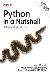 Book cover: Python in a Nutshell, by Alex Martelli (preview)