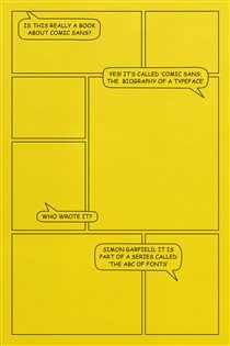 Book cover: Comic Sans, by Simon Garfield (preview)