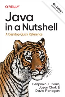 Book cover: Java in a Nutshell, by Benjamin J Evans (preview)